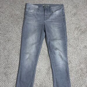 Athleta Sculptek Skinny Jeans Womens 10 Gray Stretch